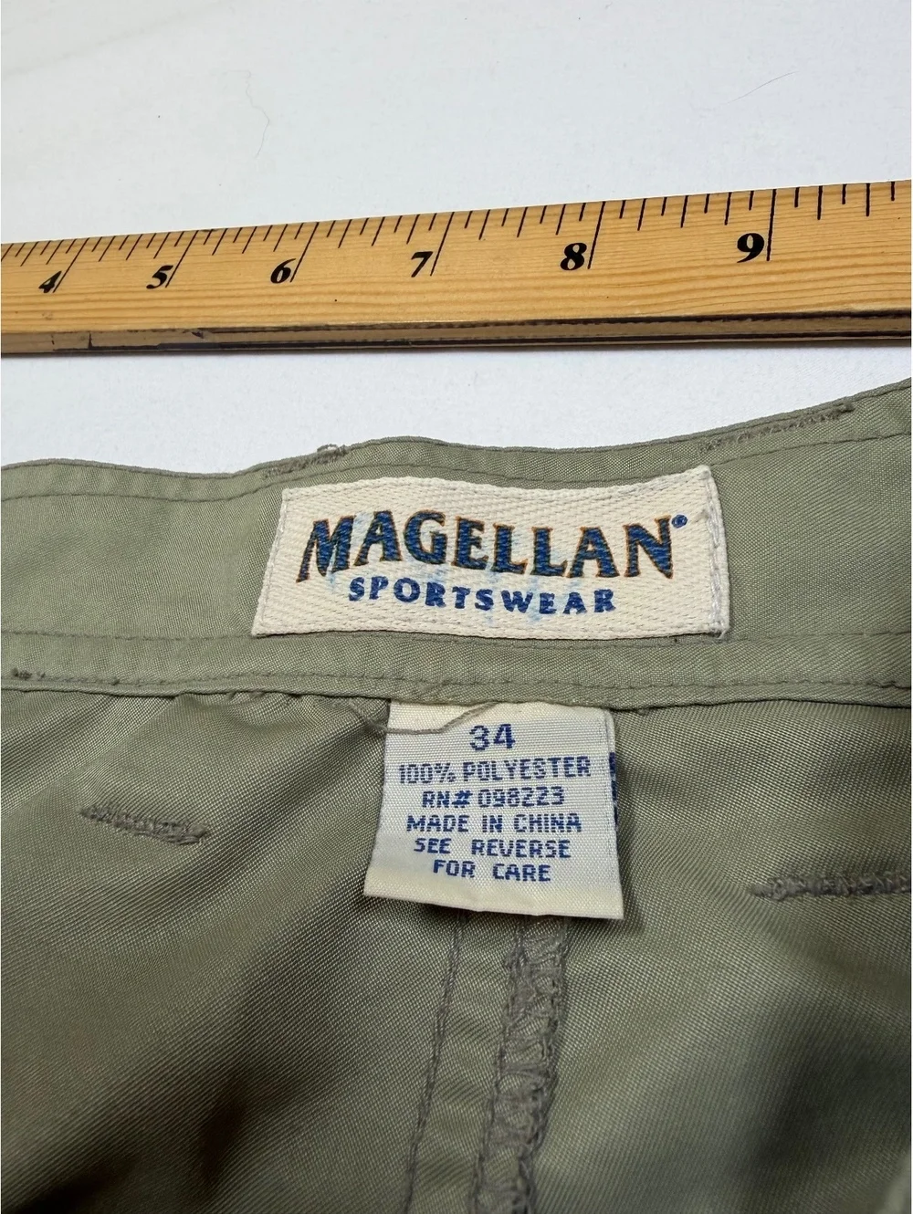 Magellan Sportswear green cargo shorts